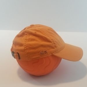 Vintage Lacoste hat, logo on the side